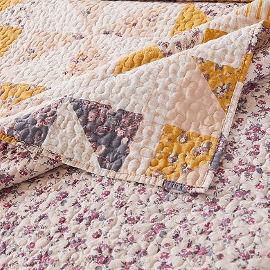 Greenland Home Fashions Pinwheel and Posey Throw Blanket
