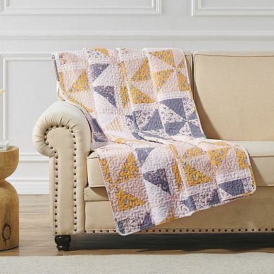 Greenland Home Fashions Pinwheel and Posey Throw Blanket