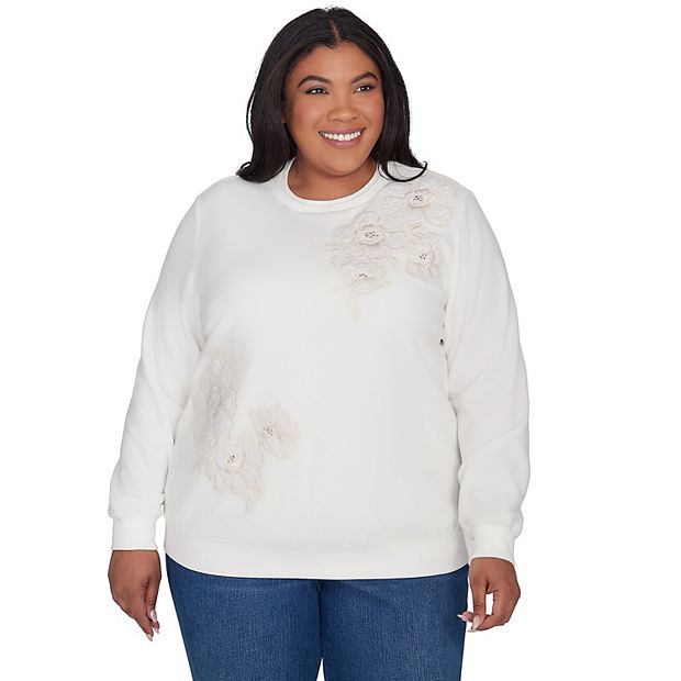 Alfred dunner plus size sweatshirts on sale