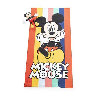 Disney's Mickey Mouse Bath Towel & Bath Buddy Set