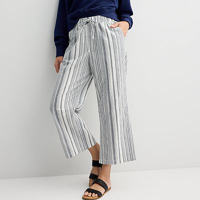 Women's Sonoma Goods For Life® Elastic Waist Flowy Pants