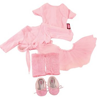 Gotz 7 pc Ballerina Dress Set for 18 in Dolls
