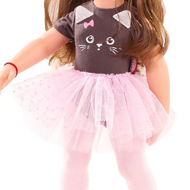 Gotz Little Kitten Standing Doll Ballerina Clothing Set - Designed for Premium Dolls up to 19" Tall