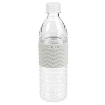 Copco Hydra Water Bottle 16.9 Ounce Non Slip Sleeve Bpa Free Tritan Plastic Reusable