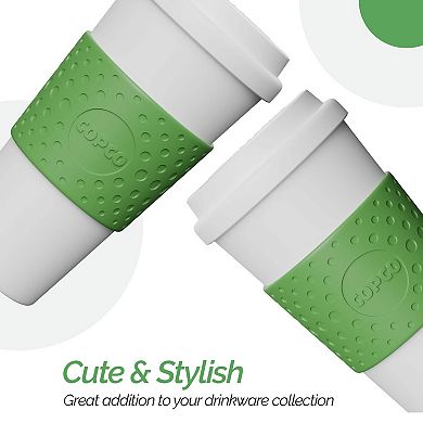 Copco Acadia 16 oz Travel Mug - Insulated Reusable Coffee Tumbler - (Green)