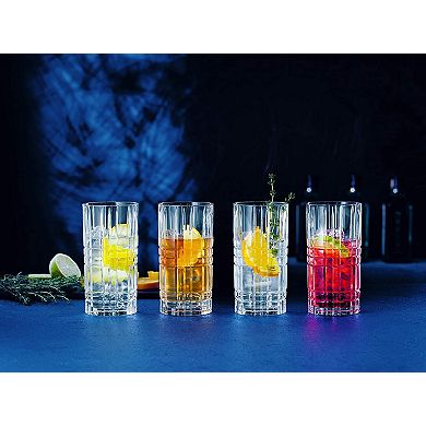 Nachtmann Square Long Drink Glass, Set Of 4