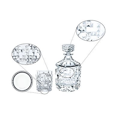 Nachtmann Punk Decanter And Whiskey Tumblers 3 Piece Set