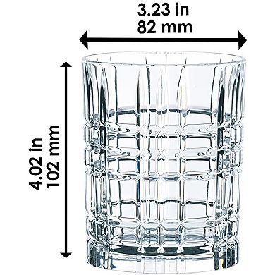 Nachtmann Square Whiskey Tumbler, Set Of 4