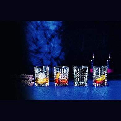 Nachtmann Square Whiskey Tumbler, Set Of 4