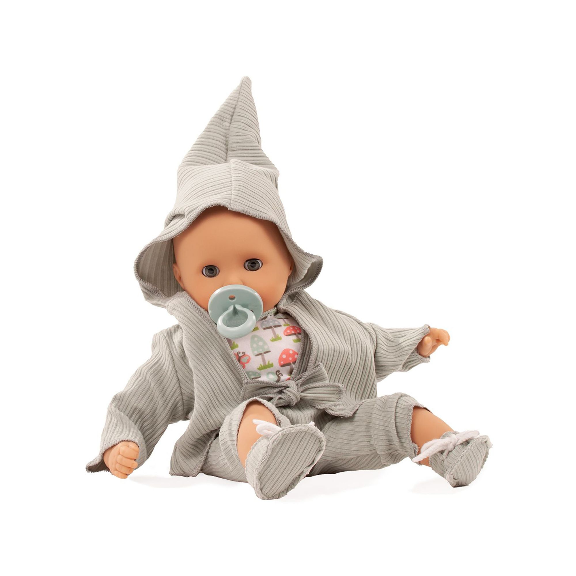 Gotz Muffin Lucky One 13 Bald Baby Doll with Blue Sleeping Eyes, Overall