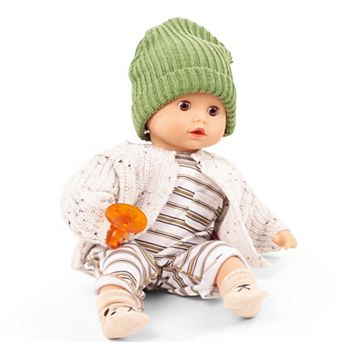 Gotz Muffin Baby - Urban Stripes - 13" Doll, Cardigan, Beanie & Pacifier