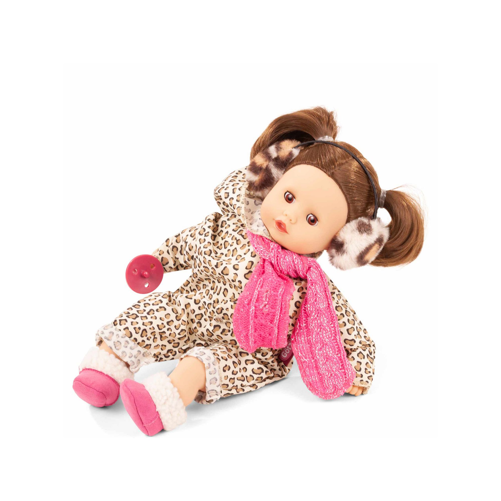 Gotz Muffin Cats Winter Outift 13 Soft Body Baby Doll with Scarf & Ear M