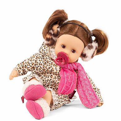 Gotz Muffin Cats Winter Outift 13" Soft Body Baby Doll with Scarf & Ear Muffs