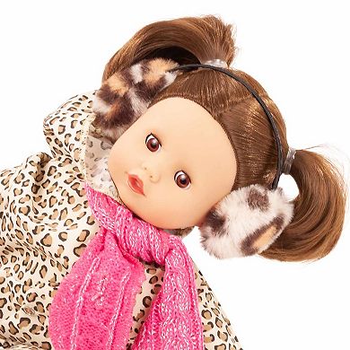 Gotz Muffin Cats Winter Outift 13" Soft Body Baby Doll with Scarf & Ear Muffs