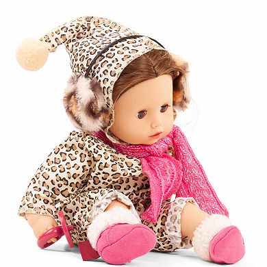 Gotz Muffin Cats Winter Outift 13" Soft Body Baby Doll with Scarf & Ear Muffs