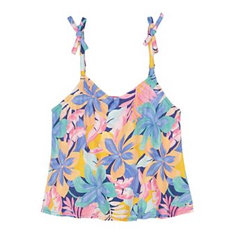 Girls 7-16 Roxy Palm Print Swing Tank