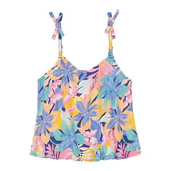 Girls 7-16 Roxy Palm Print Swing Tank