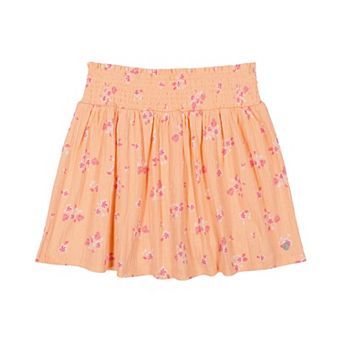 Girls 7-16 Roxy Floral Print Smocked Skorts