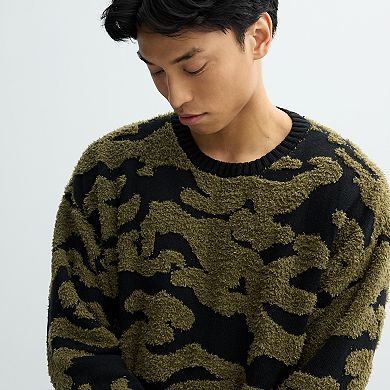 Men's Retrofit Knit Camo Sweater