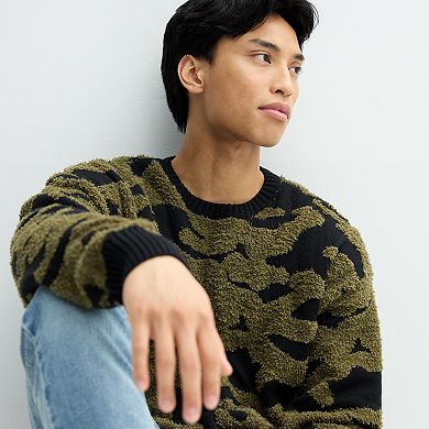 Men's Retrofit Knit Camo Sweater