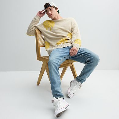 Men's Retrofit Knit Smiley Sweater