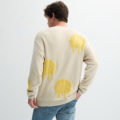 Men's Retrofit Knit Smiley Sweater