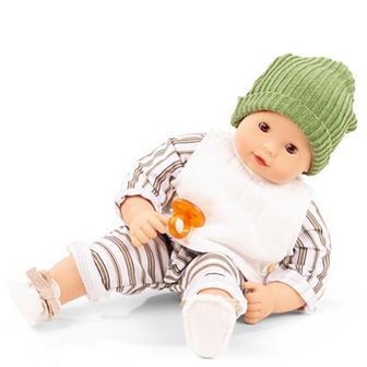 Gotz Maxy Muffin Urban Stripes 16.5"Soft Body Baby Doll