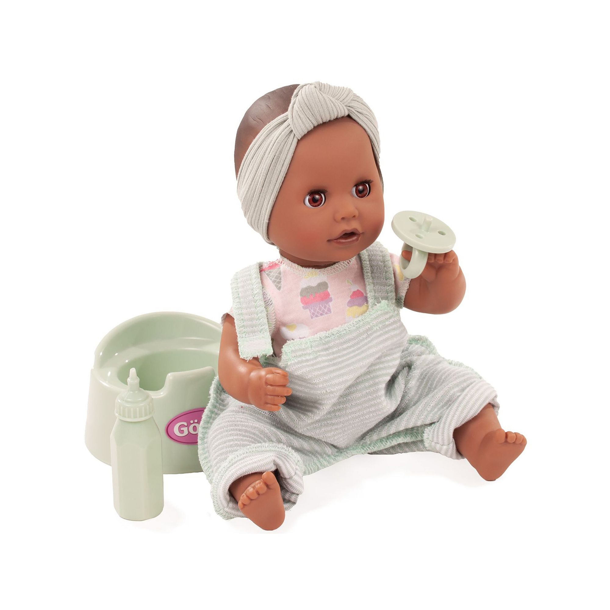 Gotz Sleepy Aquini 13 Drink & Wet Bath Baby Girl Doll, Multi