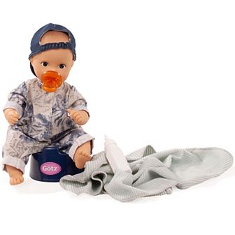 Gotz Little Aquini Drink & Wet Bath Doll 12" Baby Doll