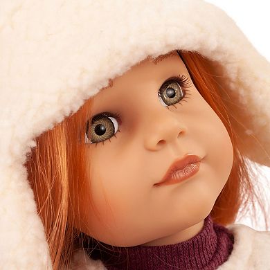 Gotz Hannah and her Dog 19" Multi-Jointed Standing Baby Doll and Accessories