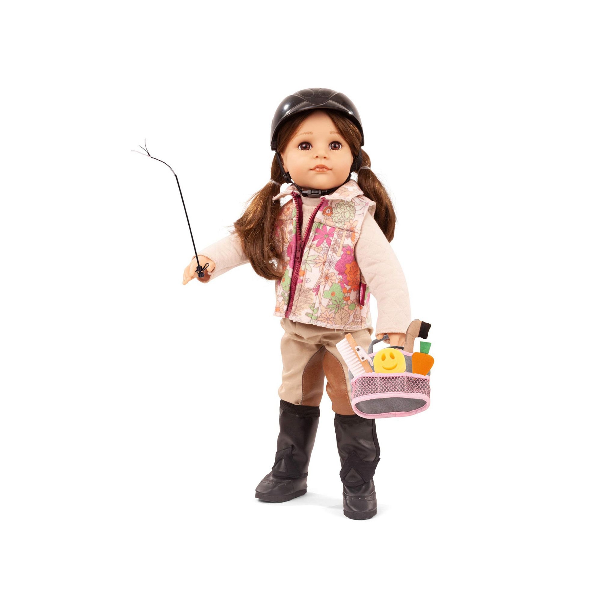 Gotz Hannah Loves Horseback Riding 19.5 Multi-Jointed Standing Baby Doll