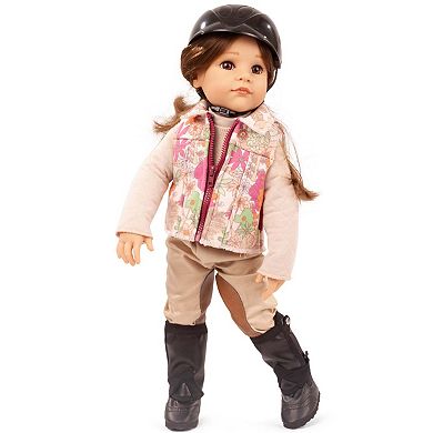 Gotz Hannah Loves Horseback Riding 19.5" Multi-Jointed Standing Baby Doll and Accessories