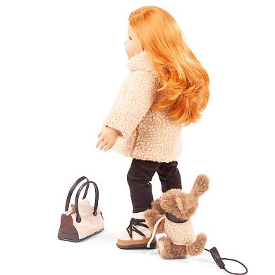 Gotz Hannah Loves Her Puppy Dog 19.5" Multi-Jointed Standing Doll and Accessories