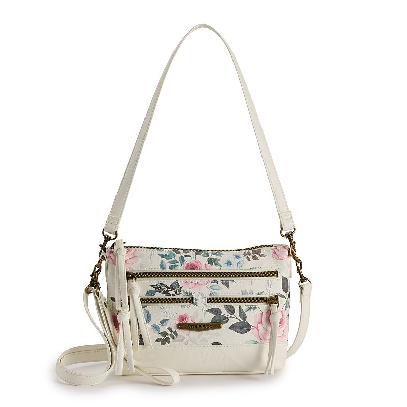 Stone & Co. Vintage Rose 4-Bagger Crossbody Bag, White