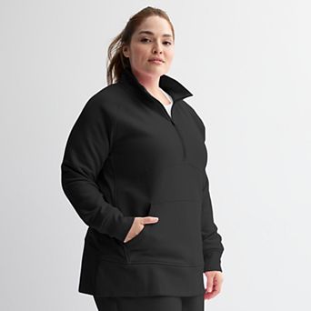 Plus Size Tek Gear Ultrasoft Fleece Quarter-Zip Tunic
