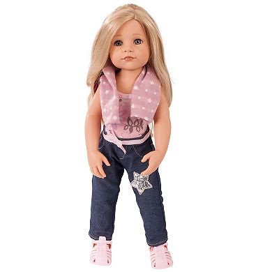 Gotz Hannah All Year Round 19.5" Posable Doll with Extra Outfits & Accessories