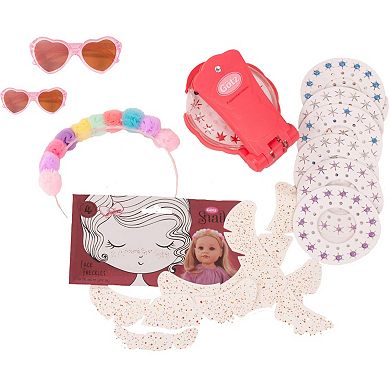 Gotz Hannah be My Mini Me 19.5" All Vinyl Baby Doll and Accessories with Hair to Wash & Style