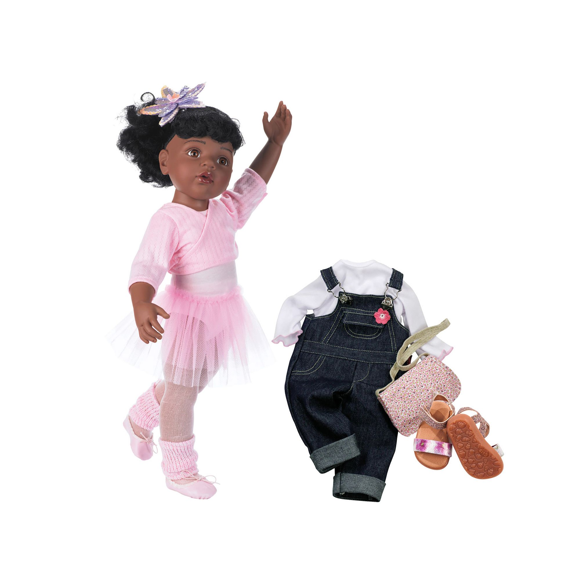 Gotz Hannah at The Ballet 19.5 Poseable Doll and Accessories with Hair t