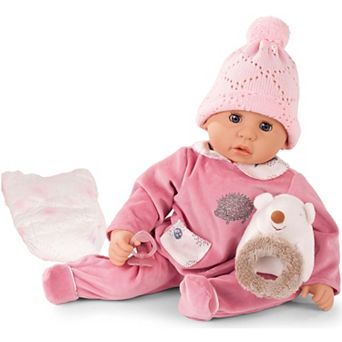 Gotz Cookie Hedgehog 19" Soft Baby Doll and Accessories