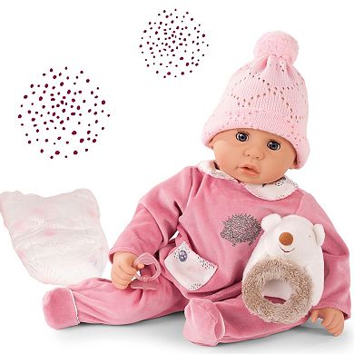 Gotz Cookie Hedgehog 19" Soft Baby Doll and Accessories