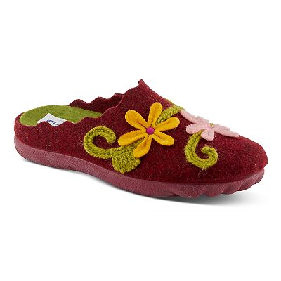 Flexus Women's Melba Slipper Boot - Black, Size 40 EU / 9 US, Comfort Indoor/Outdoor House Shoe