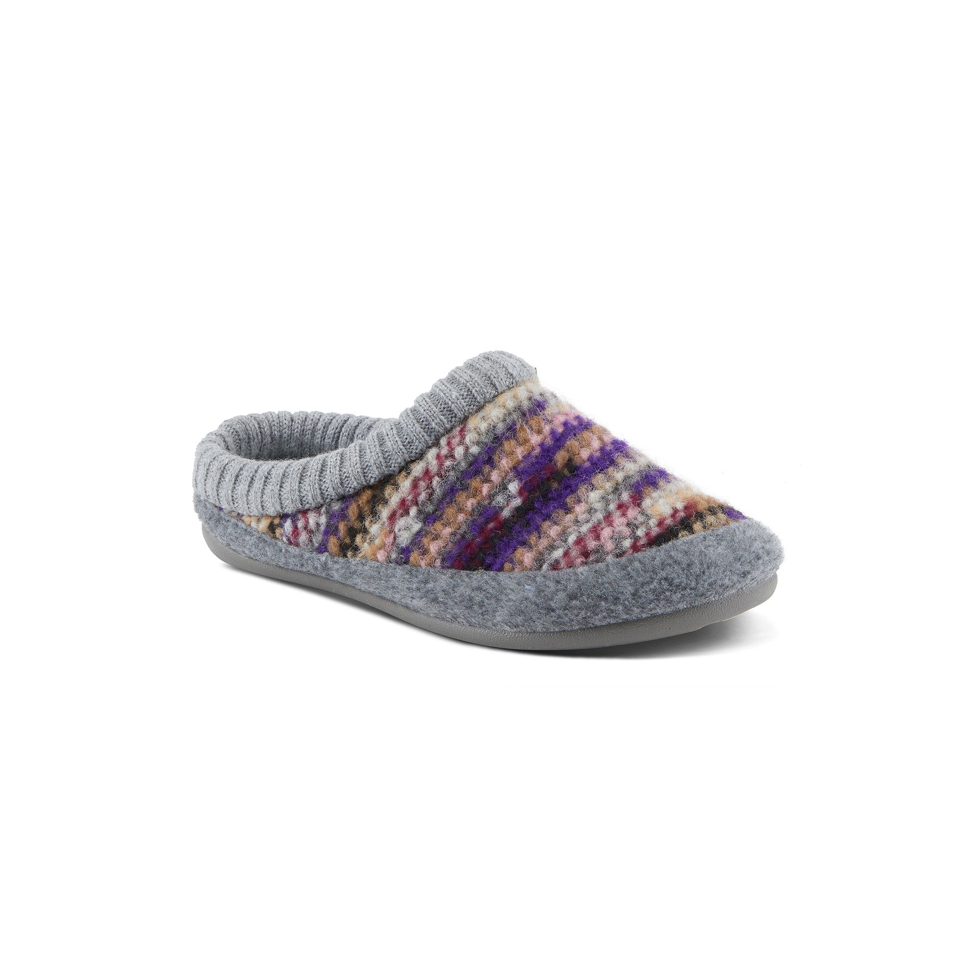Flexus by Spring Step Gelina Womens Wool Slippers, Size: 36, Purple Team