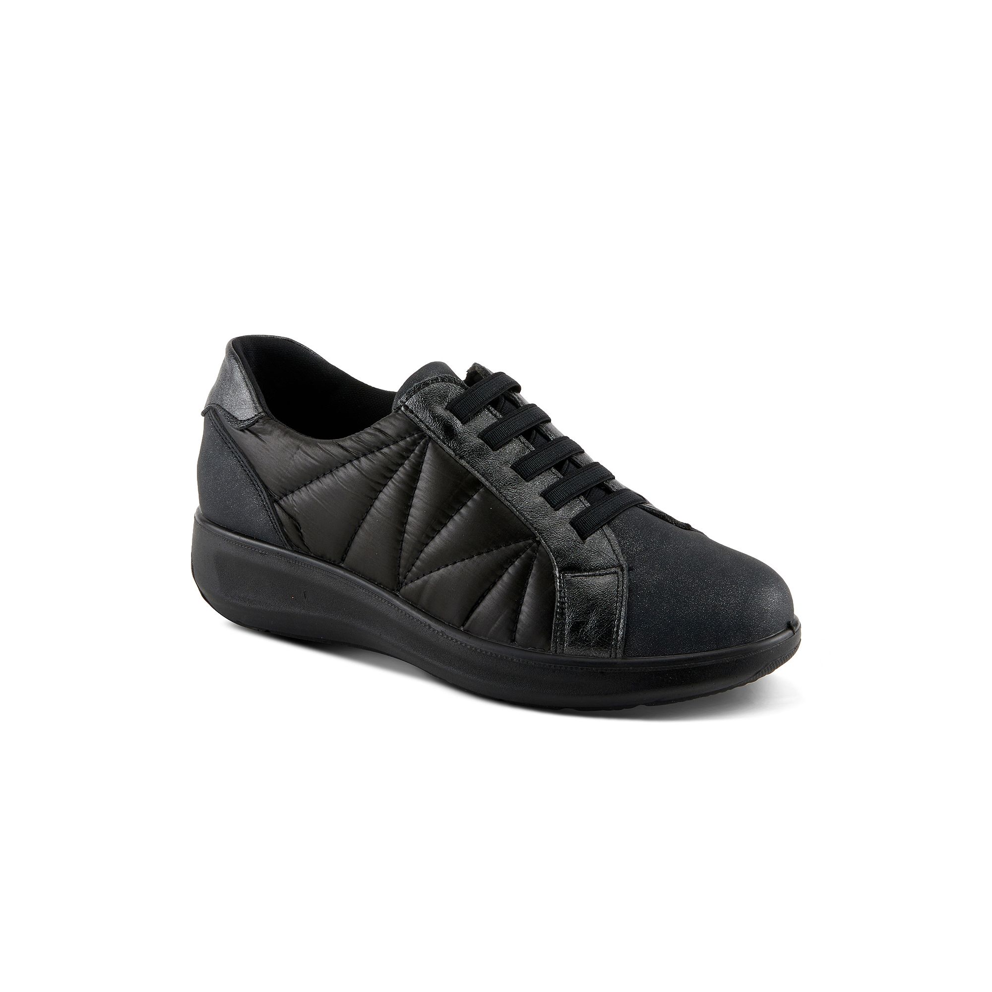 Flexus by Spring Step Womens Espitia Sneakers, Size: 36, Black