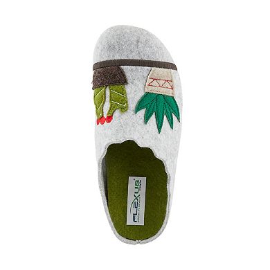 Flexus by Spring Step Women's Happycactus Wool Slippers