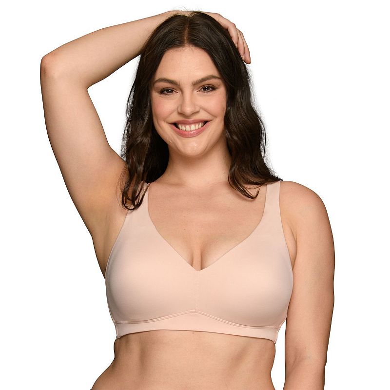 Vanity Fair Lingerie Beauty Back Simple Size Wireless with Lift Bra 72164, Women's, Size: XL, Bare Pink