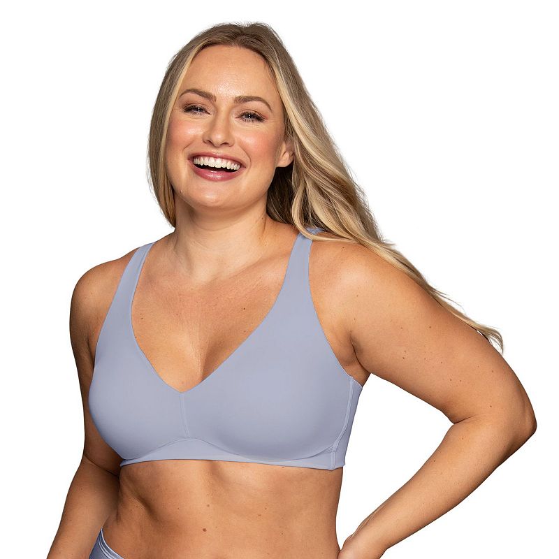 Vanity Fair Lingerie Beauty Back Simple Size Wireless with Lift Bra 72164, Women's, Size: XL, Romance Blue