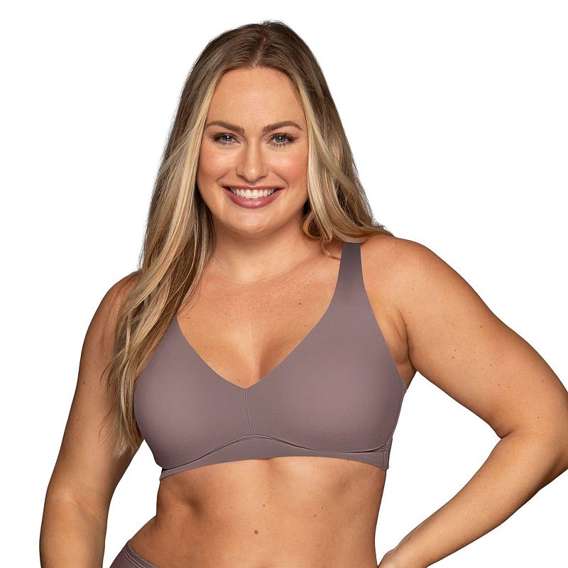 Vanity Fair Lingerie Beauty Back Simple Size Wireless with Lift Bra 72164, Women's, Size: XXL, Smoked Oyster
