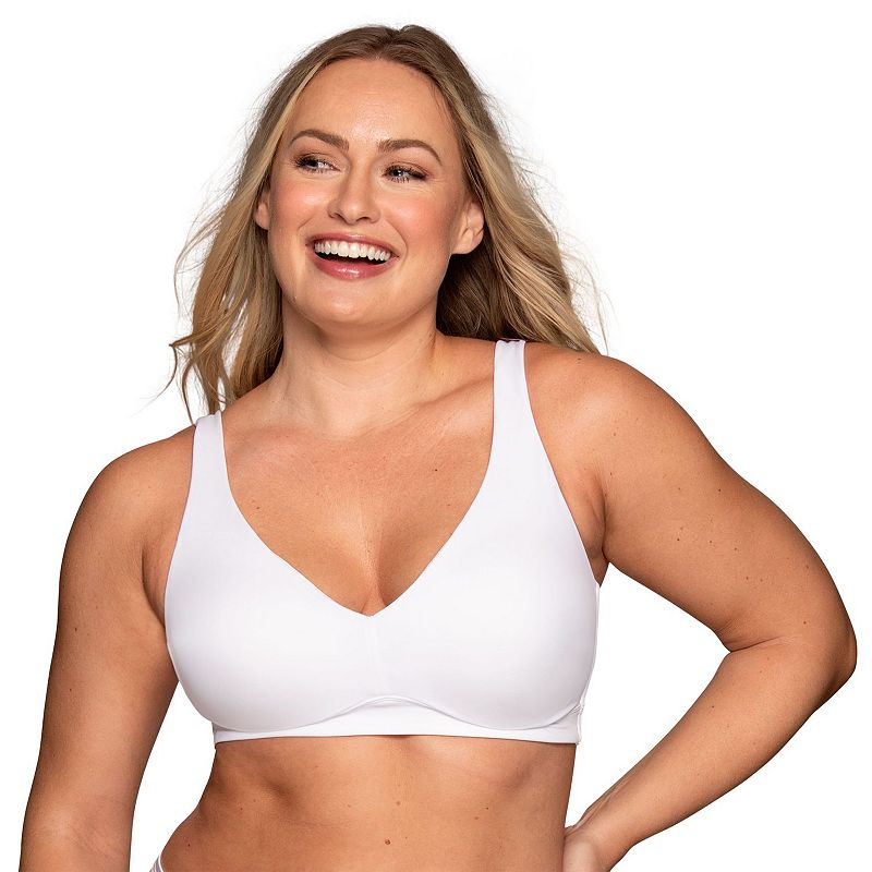 Vanity Fair Lingerie Beauty Back Simple Size Wireless with Lift Bra 72164, Women's, Size: XXL, Star White