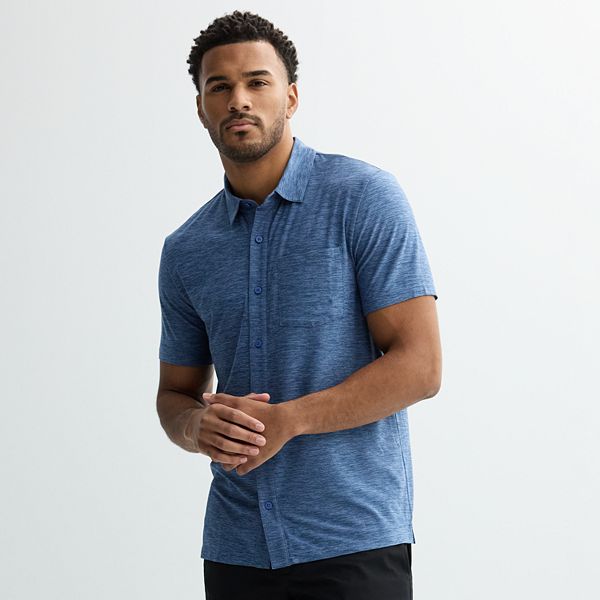 Men's FLX Wander Button Down Polo