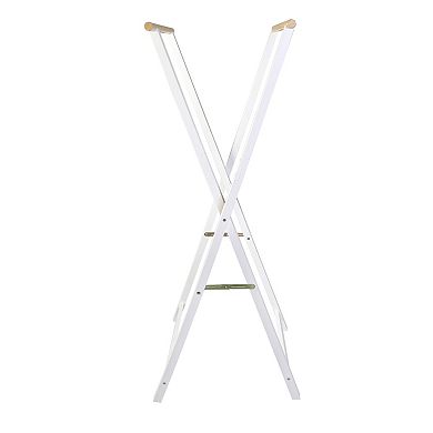 Casual Home Wood Folding Clothing Garment Rack